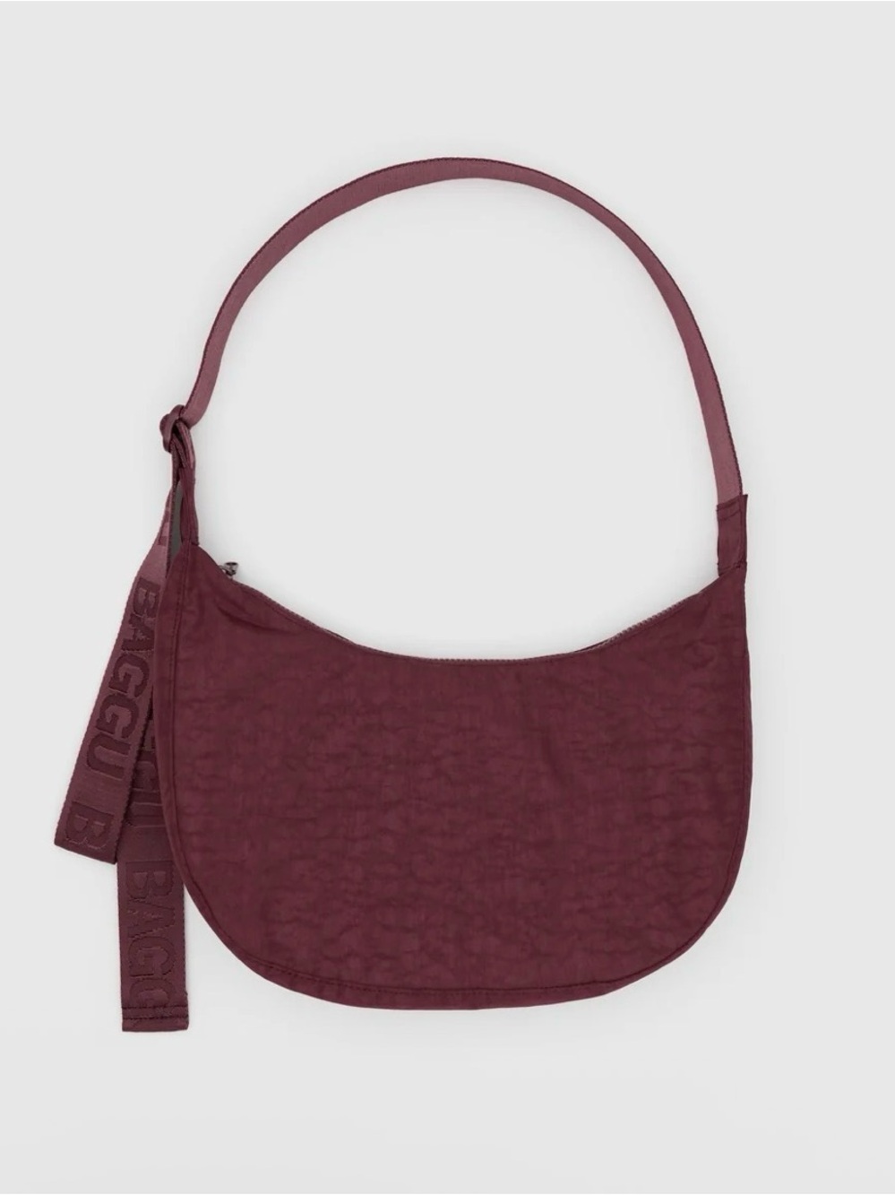Mahogany Baggu Crescent bag— Medium